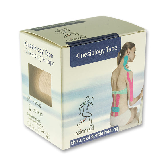 Kinesiologitape - Asiamed - 5cm x 5m - Beige