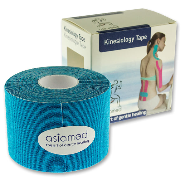 Kinesiologitape - Asiamed - 5cm x 5m - Blå