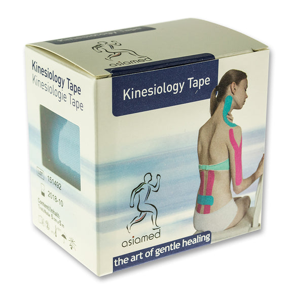 Kinesiologitape - Asiamed - 5cm x 5m - Blå