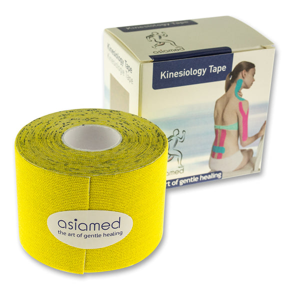 Kinesiologitape - Asiamed - 5cm x 5m - Gul
