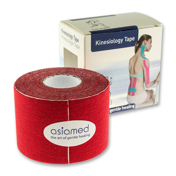 Kinesiologitape - Asiamed - 5cm - Rød