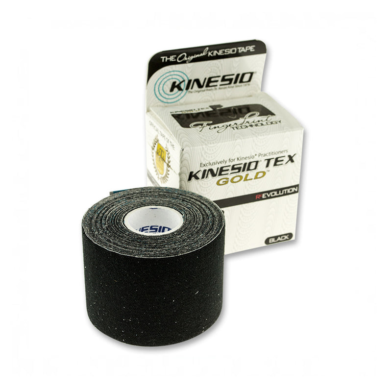 Kinesiotape - Kinesio Tex - 'Tex Gold FP 5m' - 5CM - Sort