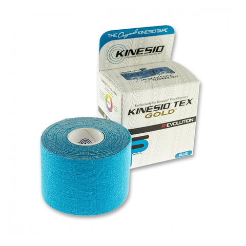 Kinesiotape - Kinesio Tex - 'Tex Gold FP 5m' - 5CM - Blå