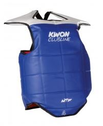 Kampvest - KWON Taekwondo vest WTF - Clubline - Rød/Blå