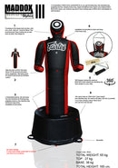 Grappling - Boxing Dummy - Fairtex - 'GD3' - m- Base - Sort