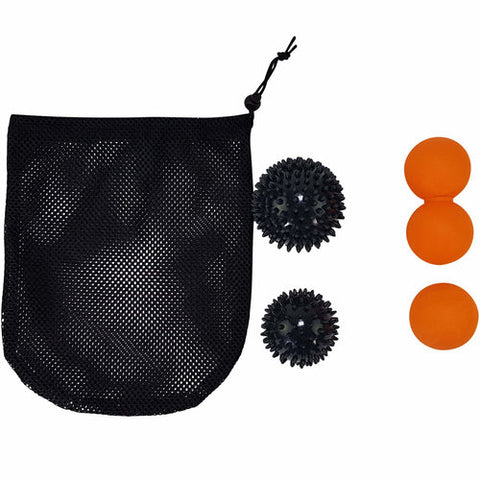 Massage Ball - Tunturi - 'Set – 4 balls' - Sort