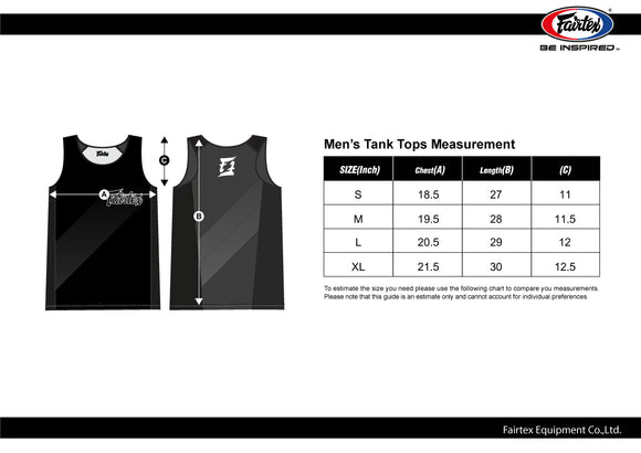 Tank Top - Fairtex - 'JS6' - Sort