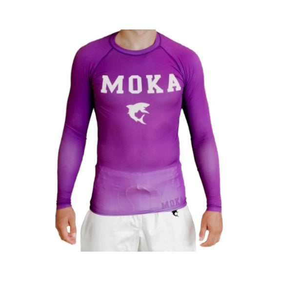 Rashguard - Moka - Langærmet - Lilla