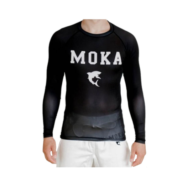 Rashguard - Moka - Langærmet - Sort