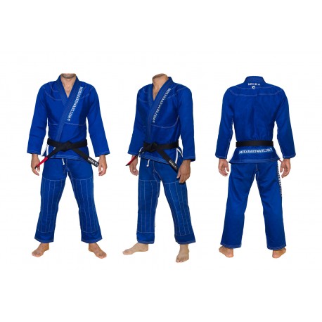 BJJ Gi - Moka - Simple - Blå