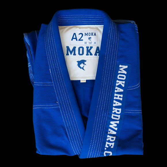 BJJ Gi - Moka - Simple - Blå