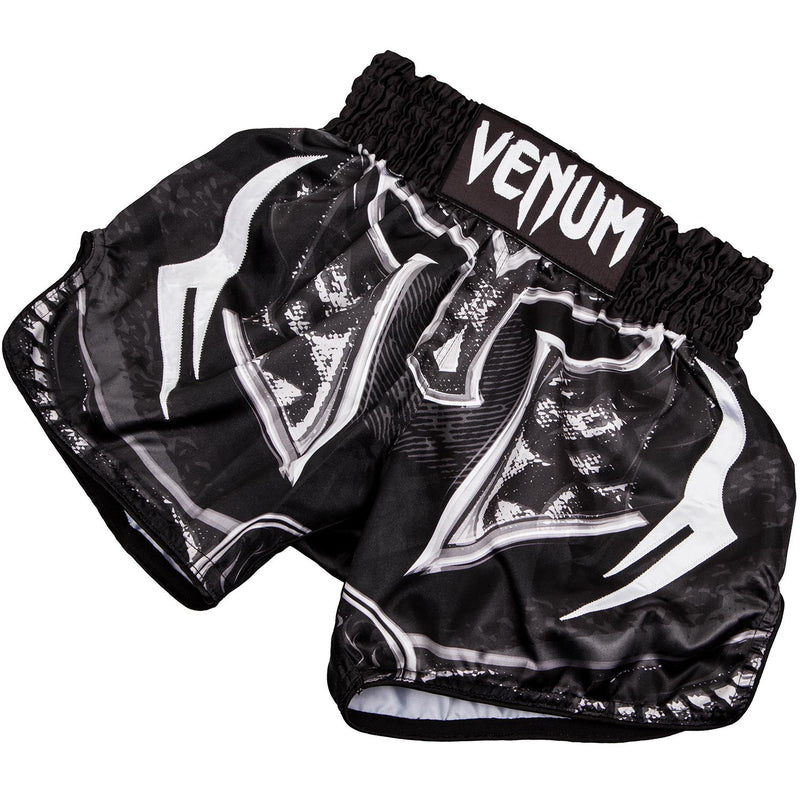 Muay Thai Shorts - Venum - Gladiator 3.0 - Sort/Hvid
