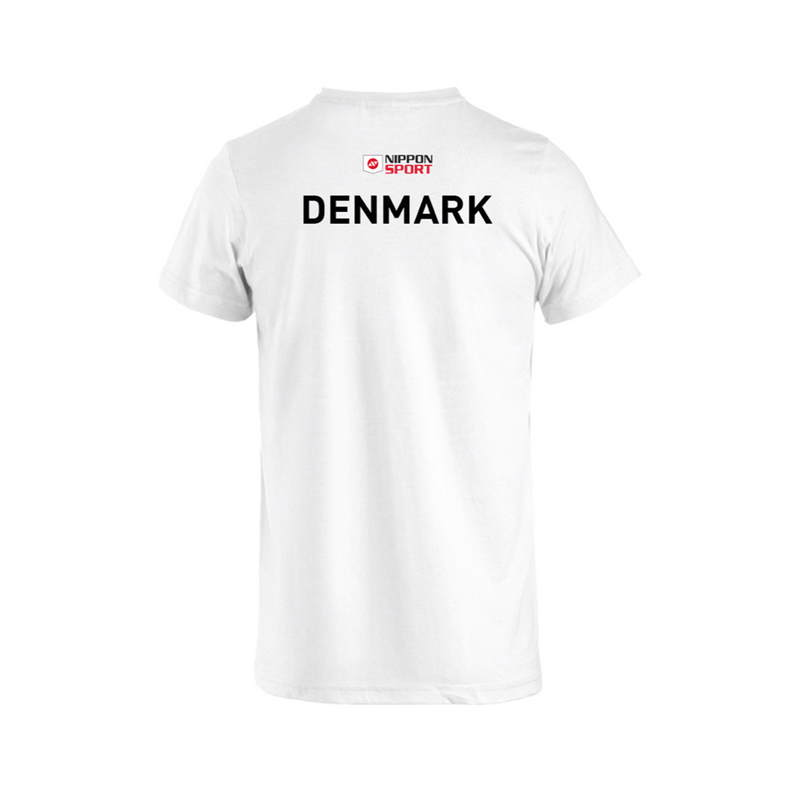 T-shirt - Landshold - Danmark - Hvid