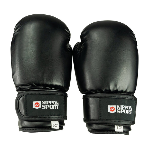 Boksehandsker - Børn - Nippon Sport - 'Kids' - Sort