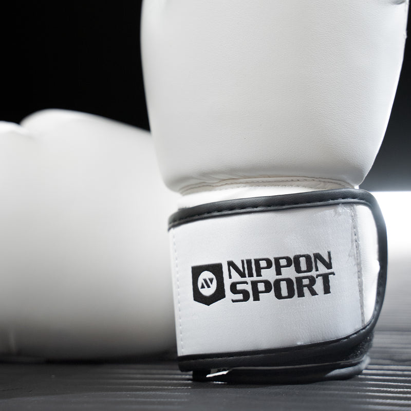 Boksehandsker - Nippon Sport - 'Pro' - Hvid