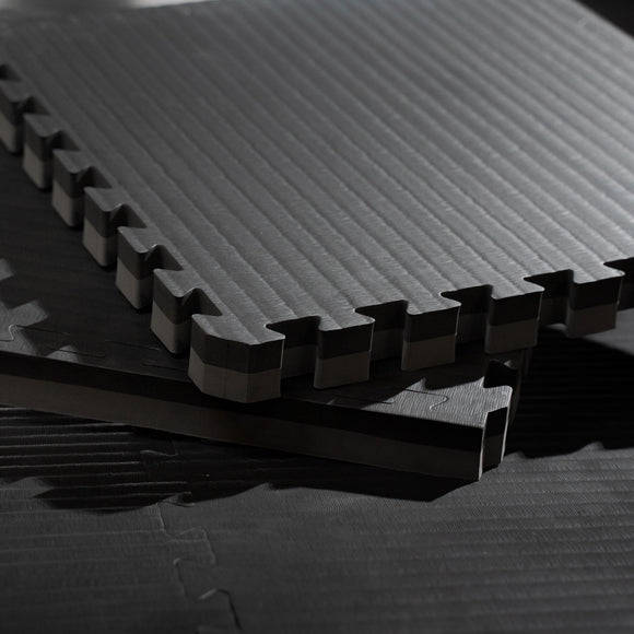 Puzzle Tatami Måtte - Nippon Sport - 4-pack - 50x50 x 4cm - Sort