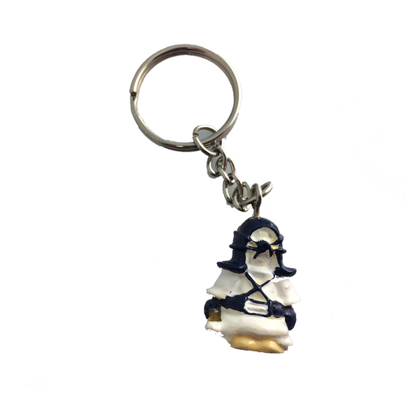 Nøglering - Budo Nord - Kendo - Hvid-Blå