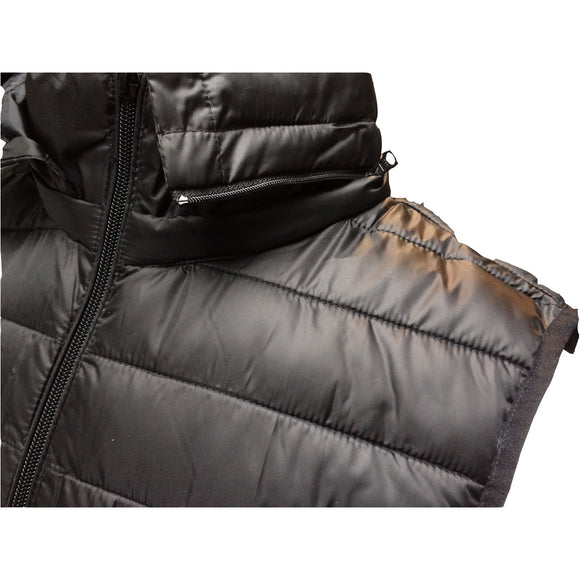 Nippon Sport - Broderet vest - m. aftagelig hætte