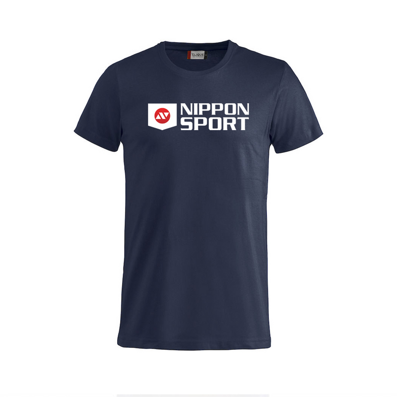 T-Shirt - Nippon Sport - 'Basic' - Navy