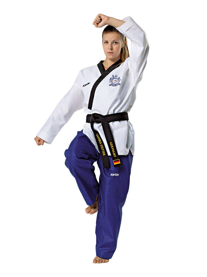 Taekwondo Poomsae WTF - Kwon - Dame - Sort Krave