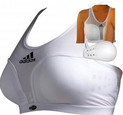Brystbeskytter - Adidas - Hvid