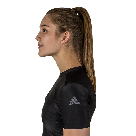Rashguard - Adidas - Kortærmet - Sort