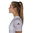 Rash Guard - Adidas  - Kortærmet - Hvid