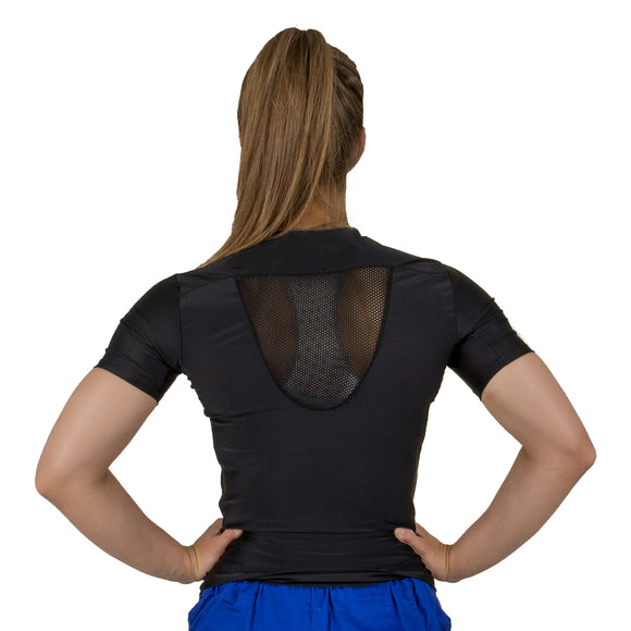 Rashguard - Adidas - Kortærmet - Sort