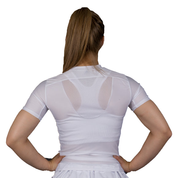 Rash Guard - Adidas  - Kortærmet - Hvid