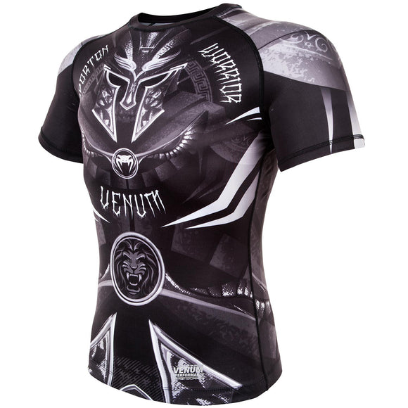 Rash Guard - Venum - 'Gladiator 3.0' - Kortærmet - Sort