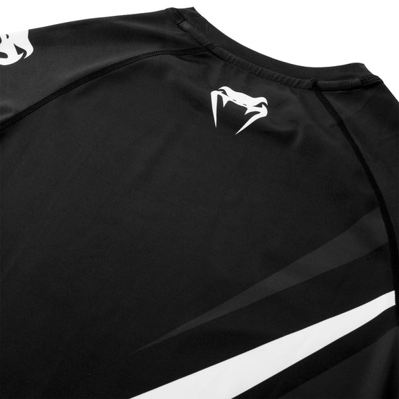 Rashguard - Venum Contender 4.0 Rashguard - Long Sleeves - Black/Grey-White