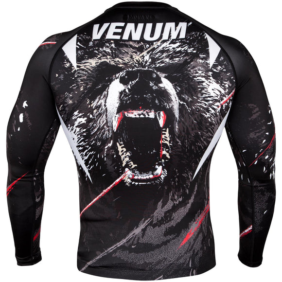 Rashguard - Venum - Grizzli - Langærmet - Sort-hvid