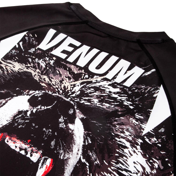 Rashguard - Venum - Grizzli - Langærmet - Sort-hvid