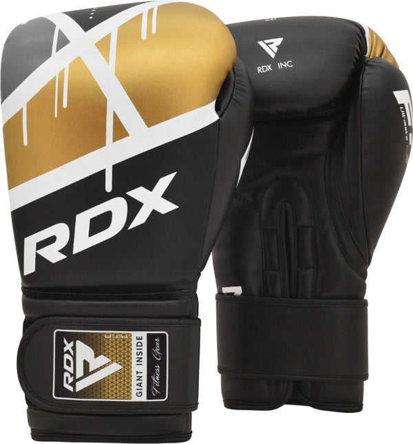 Boksehandsker - RDX - 'BGR-F7' - Sort/Guld
