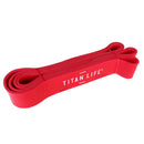 Træningselastik - Titan Life Pro - Power Band 22-56 kg - Rød