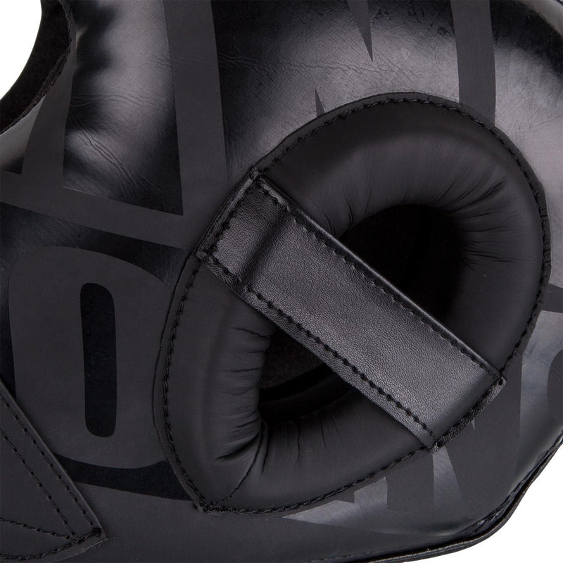 Boxing Helmet - Ringhorn - 'Nitro' - Black-Black