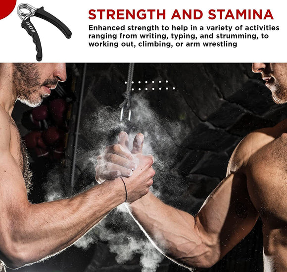 Håndtræner - 'Grip Strengthener' - RDX - Sort