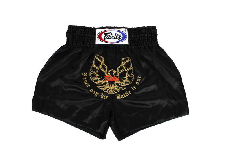 Muay Thai Shorts - Fairtex - 'BS0642' - Sort