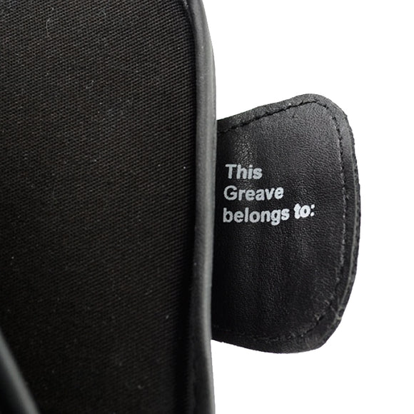 Benbeskytter - Nippon Sport - 'Greave' - Sort