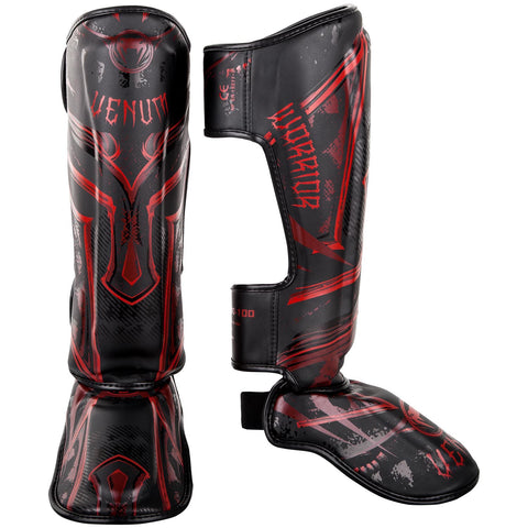 Benbeskytter - Venum Gladiator 3.0 Shinguard - Sort/Rød