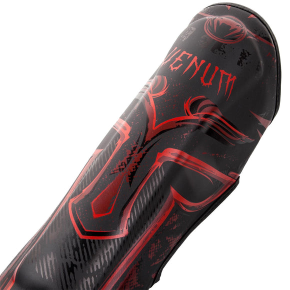 Benbeskytter - Venum Gladiator 3.0 Shinguard - Sort/Rød