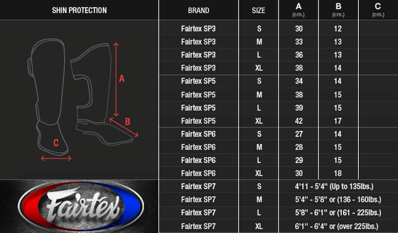 Benbeskytter - Fairtex - 'SP3' - Hvid