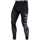 Grappling Tights - Venum Spats - Giant Sort/Grå