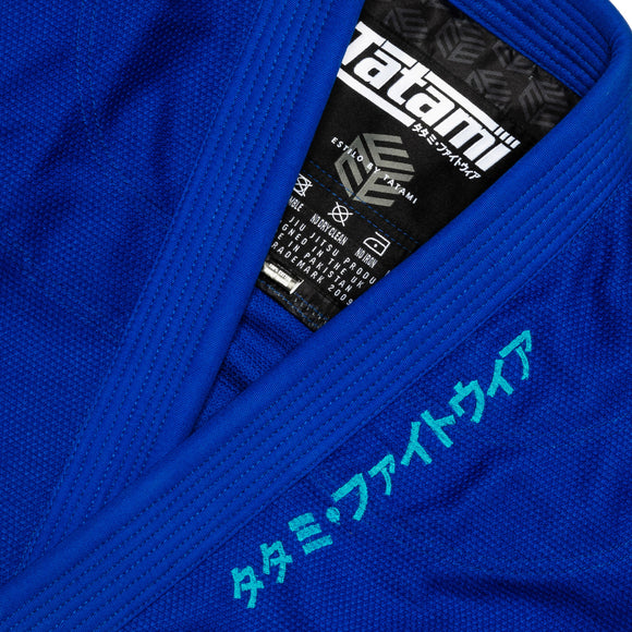BJJ Gi -Tatami Fightwear - Estilo Black Label - Blue