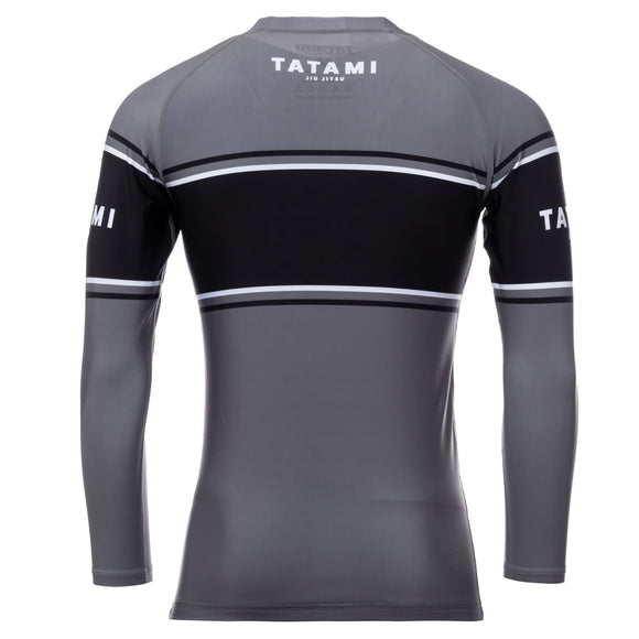 Rash Guard - Men - Tatami Fightwear - Fraction Long Sleeve - Grey