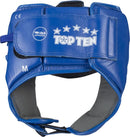 Boksehjelm med mærkat - TOP TEN - IBA - Blå