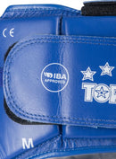 Boksehjelm med mærkat - TOP TEN - IBA - Blå