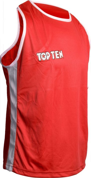 Bokseshirt - Top Ten "IBA" Tank Top - rød