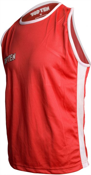 Bokseshirt - Top Ten "IBA" Tank Top - rød