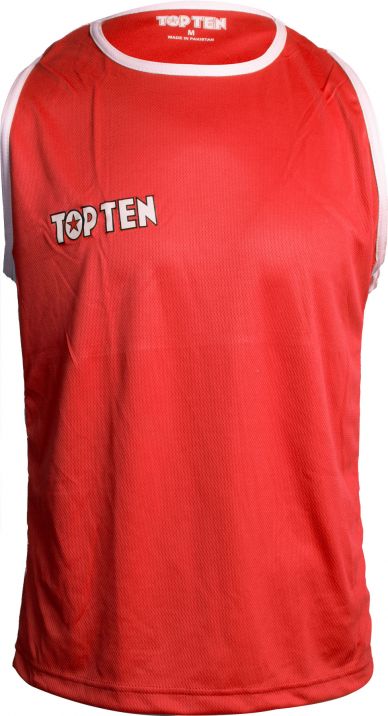 Bokseshirt - Top Ten "IBA" Tank Top - rød